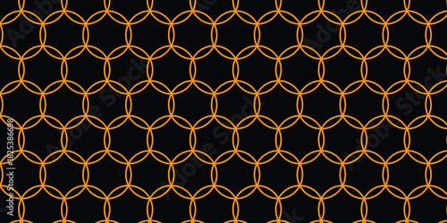simple orange ring pattern on dark for banner poster background.