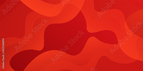 Modern red waves geometric background. Modern background design. gradient color. Fluid shapes composition. Fit for presentation design art abstract