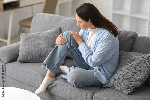 Young woman suffering from ...