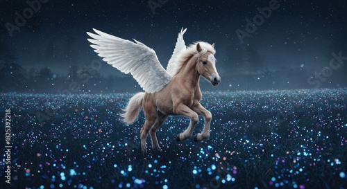 Winged horse fantasy art