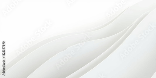 Abstract white milk splash wave design texture on a light gray curve pattern backdrop