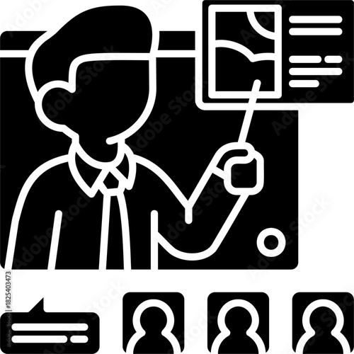 Glyph Solid Virtual Class Icon