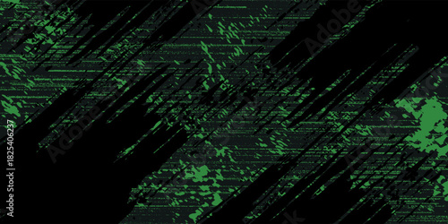 Modern Green Grunge Texture with ground cracks For Banner, Cover, and Flyer. vector art background. eps 10