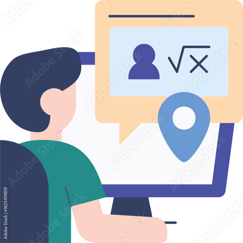 Remote Study Illustration