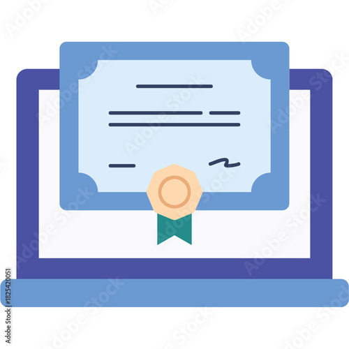 Digital Certificate Illustration