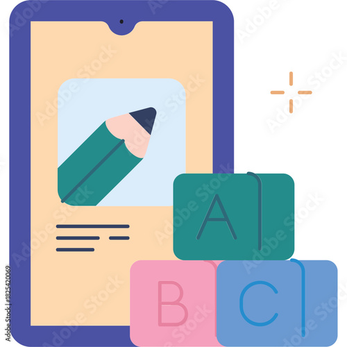 Learning App Illustration