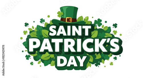 Celebrate Saint Patrick's Day with Festive Green Decorations and Clover Accents