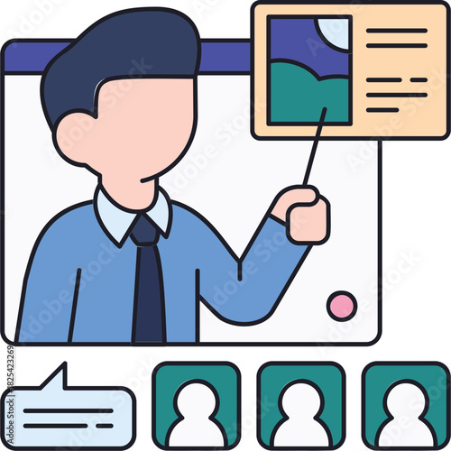 Virtual Class Sticker