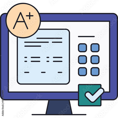 Virtual Exam Sticker