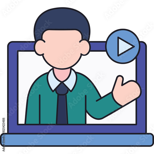 Video Lecture Sticker
