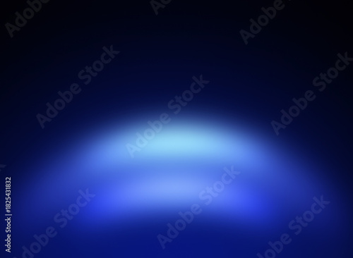 Abstract blue gradient background with light spot stage concept for presentation