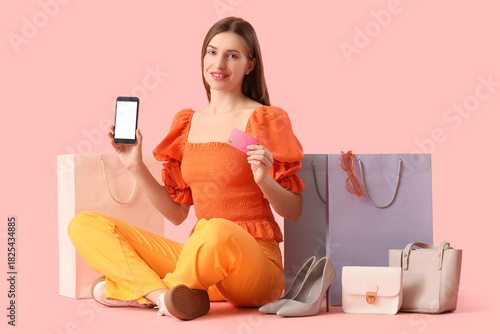 Beautiful young woman with ...