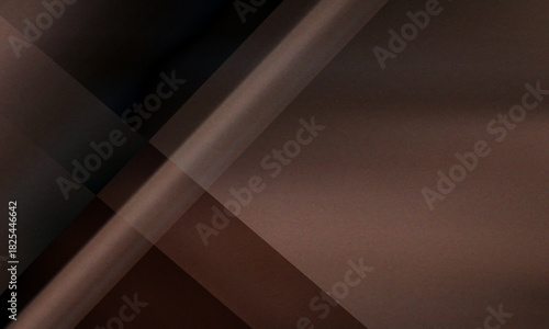 mocha mousse brown abstract background. colour trend 2025 featuring elegant geometry oblique rectangle with dark gradient, and paper grain texture