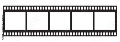 Grunge film strips collection. Old retro cinema movie strip video recording. Vector. Long vector Film strip icon eps 10