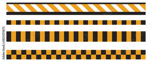 caution stripe vector illustration – yellow and black high-contrast warning design, construction zones, road signs, safety alerts, danger areas, industrial hazard tape, caution pattern, vector graphic