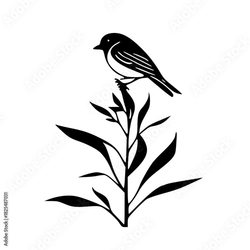 Discover the harmony of nature in every line 🌱🕊️. Our elegant vector designs of birds and plants bring minimalism to life. Perfect for tattoos, branding, or digital art.