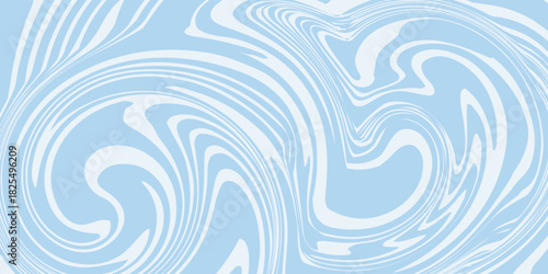 Abstract background seamless pattern with colorful waves. Trendy vector illustration in retro psychedelic style