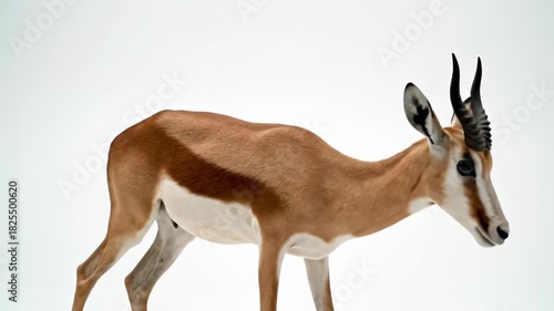 Springbok Antelope - Graceful Wildlife in South Africas Open Plains.