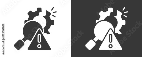 Quality Control Icon Set Vector Collection Isolated In Black And White