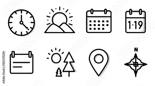 Modern minimalist black UI buttons with up arrow, plus, minus, and toggle controls on a clean background for digital design.