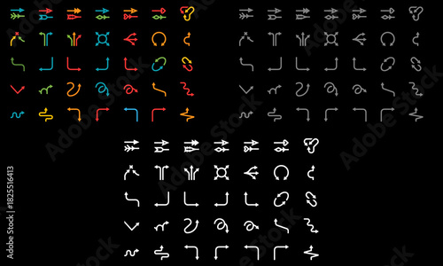 Abstract Symbol Icons – Color and Line Variants
A unique set of 36 abstract icons in color, grayscale, thick line, and bold styles. Ideal for UI/UX, cognitive design, branding, and creative interfaces