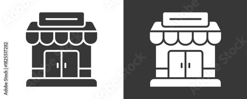 Retail Icon Set Vector Collection Isolated In Black And White