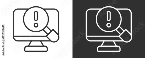Scanning Icon Set Vector Collection Isolated In Black And White