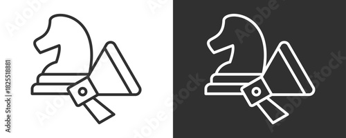 Strategy Icon Set Vector Collection Isolated In Black And White
