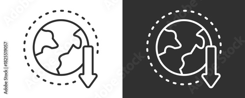 Save Icon Set Vector Collection Isolated In Black And White