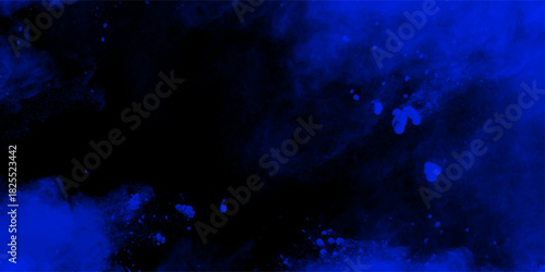 Milky way galaxy in blue and green: a spectacular view of the stars and nebulae in outer space .Galaxy Background Watercolor Abstract Background .Vibrant Cosmic Background with Stars and Nebulae .