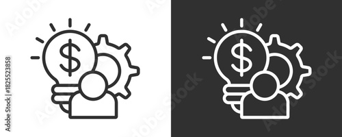 Technique Icon Set Vector Collection Isolated In Black And White