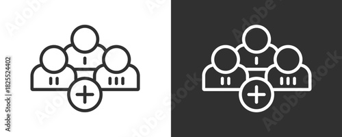 Queue Icon Set Vector Collection Isolated In Black And White