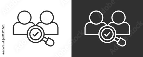 Hiring Icon Set Vector Collection Isolated In Black And White