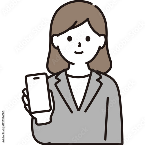 Business Person Showing A