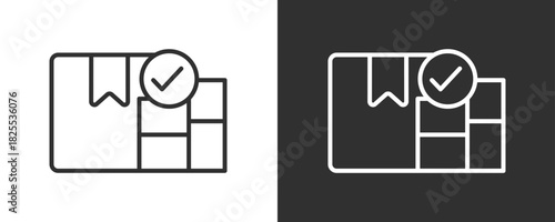 Stock Icon Set Vector Collection Isolated In Black And White