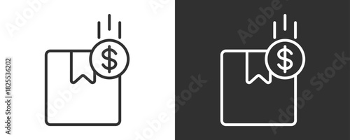 Cost Icon Set Vector Collection Isolated In Black And White
