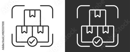 Quality Control Icon Set Vector Collection Isolated In Black And White