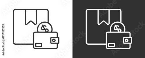 Payment Method Icon Set Vector Collection Isolated In Black And White