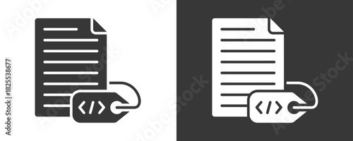 Metadata Icon Set Multiple Style Collection