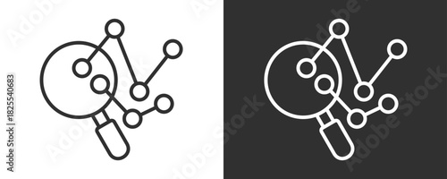Stock Exchange Icon Set Vector Collection Isolated In Black And White