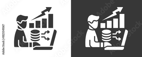 Data Scientist Icon Set Multiple Style Collection