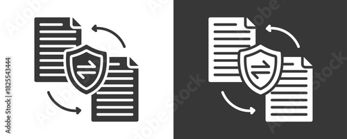 Data Transmission Icon Set Multiple Style Collection