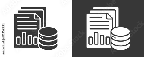 Data Icon Set Multiple Style Collection