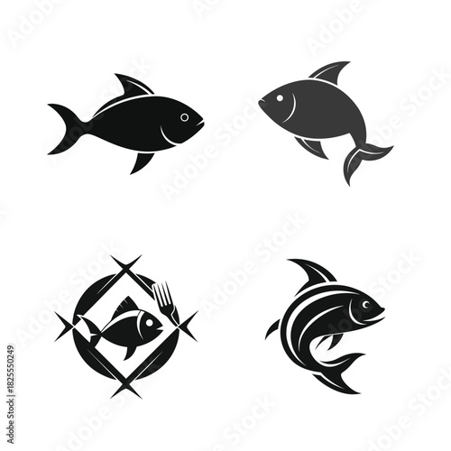 set of fish icons