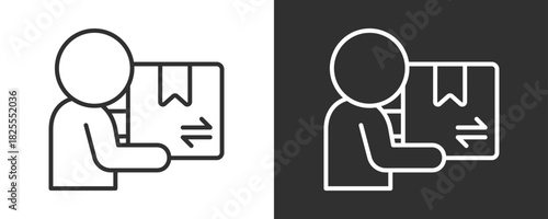 Demand Icon Set Vector Collection Isolated In Black And White