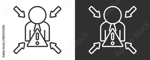 Important Icon Set Vector Collection Isolated In Black And White