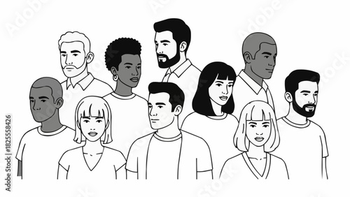 vector illustration of a man and woman