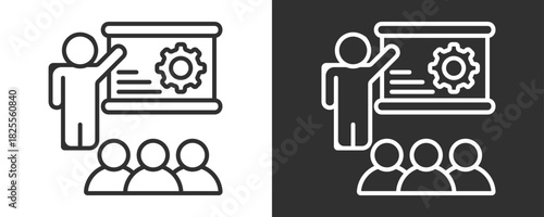Workshop Icon Set Vector Collection Isolated In Black And White