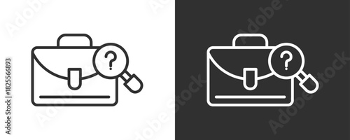 Prediction Icon Set Vector Collection Isolated In Black And White