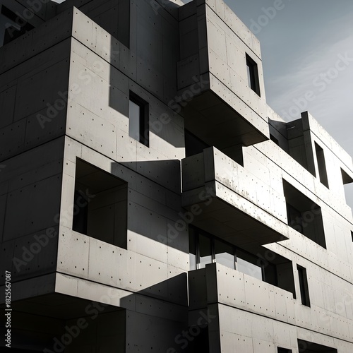 modern office building with windows